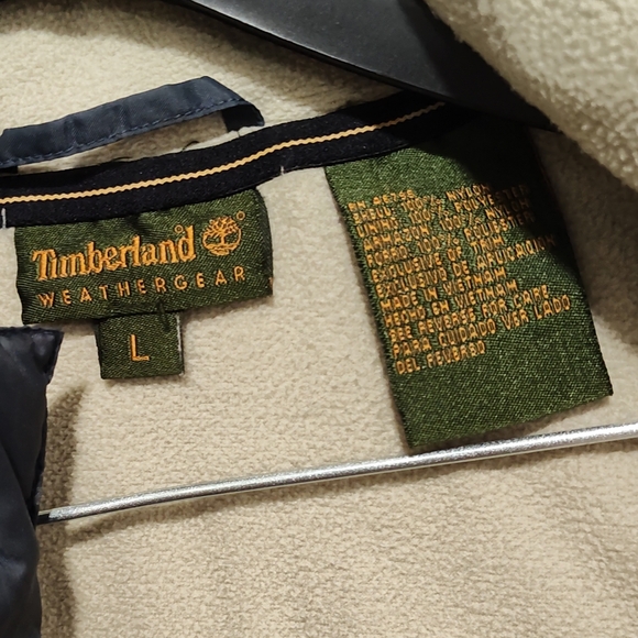 Timberland Men's Utility Puffer Vest, Blue, Pockets, Lined, Durable, Size L - Picture 6 of 8